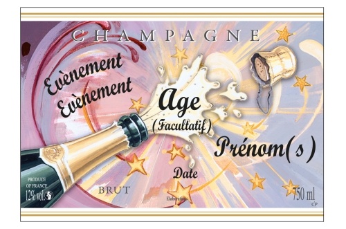 bouteille champagne personnalisée