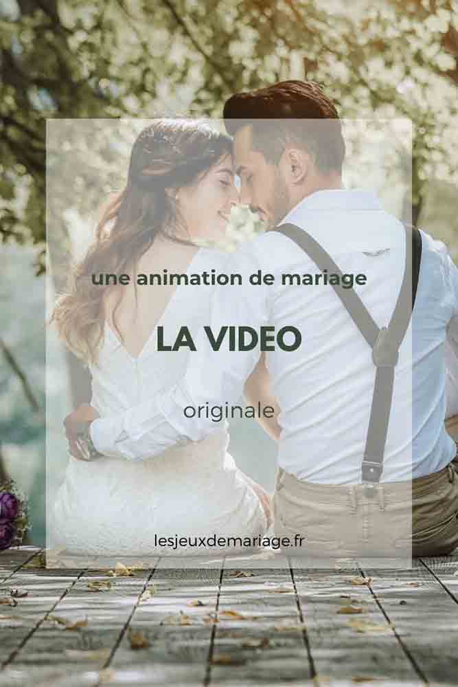 animations mariage