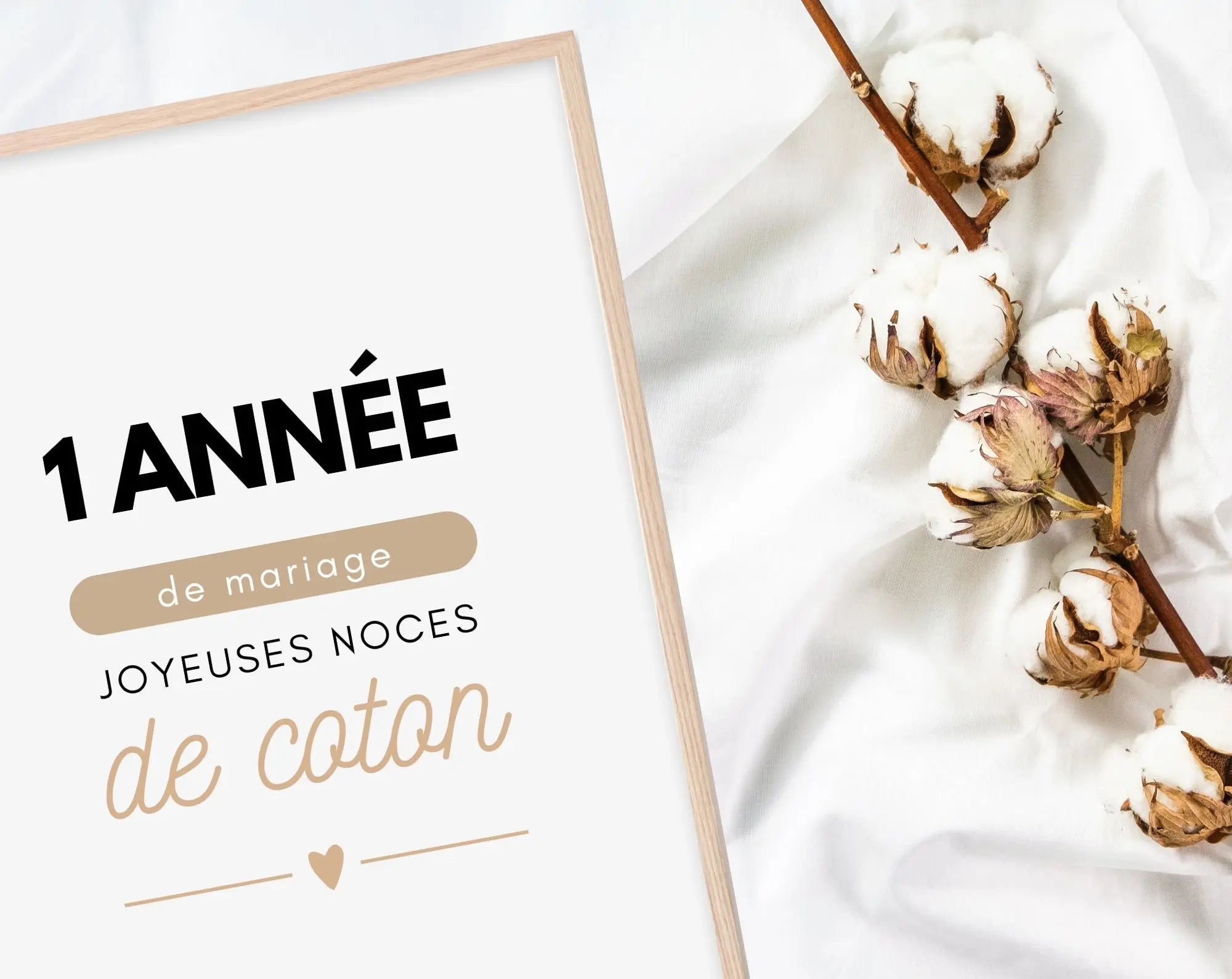 1 an de mariage noce de